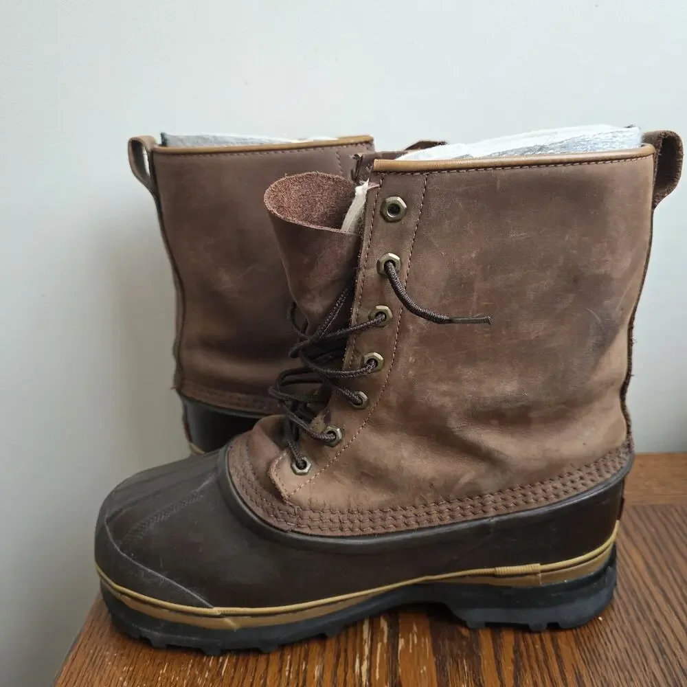 VTG Sorel‎ Chieftain Heavy Duty Insulated Snow Boots Made In Canada Men's 9